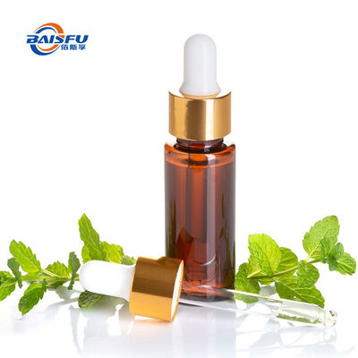  Mint Oil Flavor Used for high temperature baked goods features excellent heat resistance to lock strong natural mint cool notes 