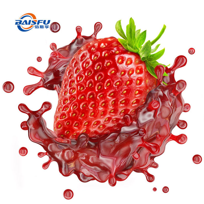 Natural Fruit Extract Powder Freeze Dried Sugared Strawberry Powder Carb Content Convenient in Resealable Pouches