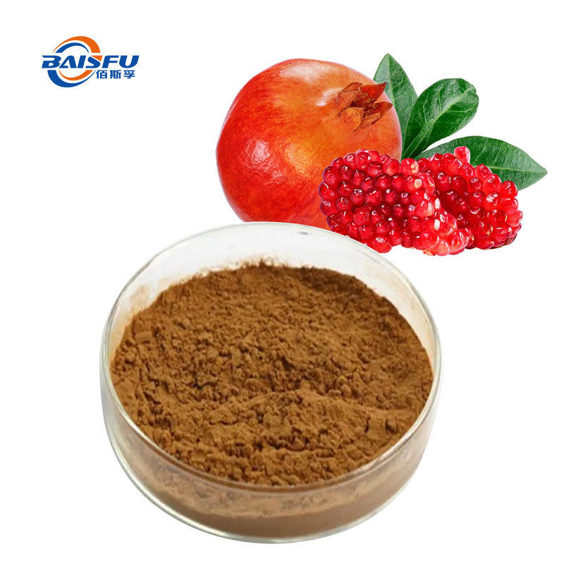 Natural Pomegranate peel Extract powder Pomegranate Hull P.E. Powder Ellagic Acid With Hemostatic And Insect Repellent Properties