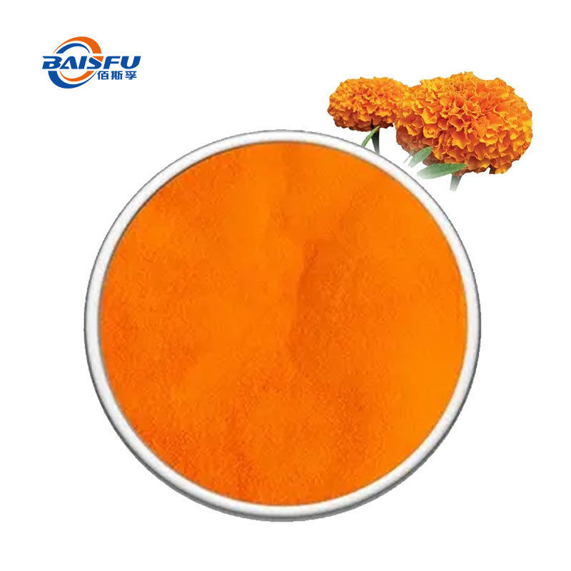 Baisfu plant powder 98% Top Quality Lutein esters Yellow/reddish brown powder use in dietary supplement and food additive