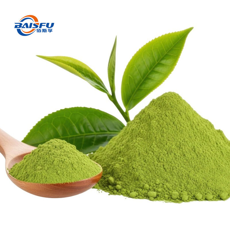 Freeze Dried Longding Green Tea Powder Standard Pure Natural Light Green Beverages Baking Skincare
