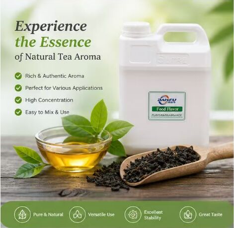 Tea Oil Flavor Oil Soluble Heat Stable For Bakery Cake Cookie Pastry Muffin Bread Biscuit Croissant Donut Danish Sweet Dough