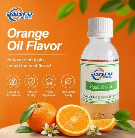 High Quality Orange Oil Flavor for Dark Milk White Chocolate Coating and Praline Filling